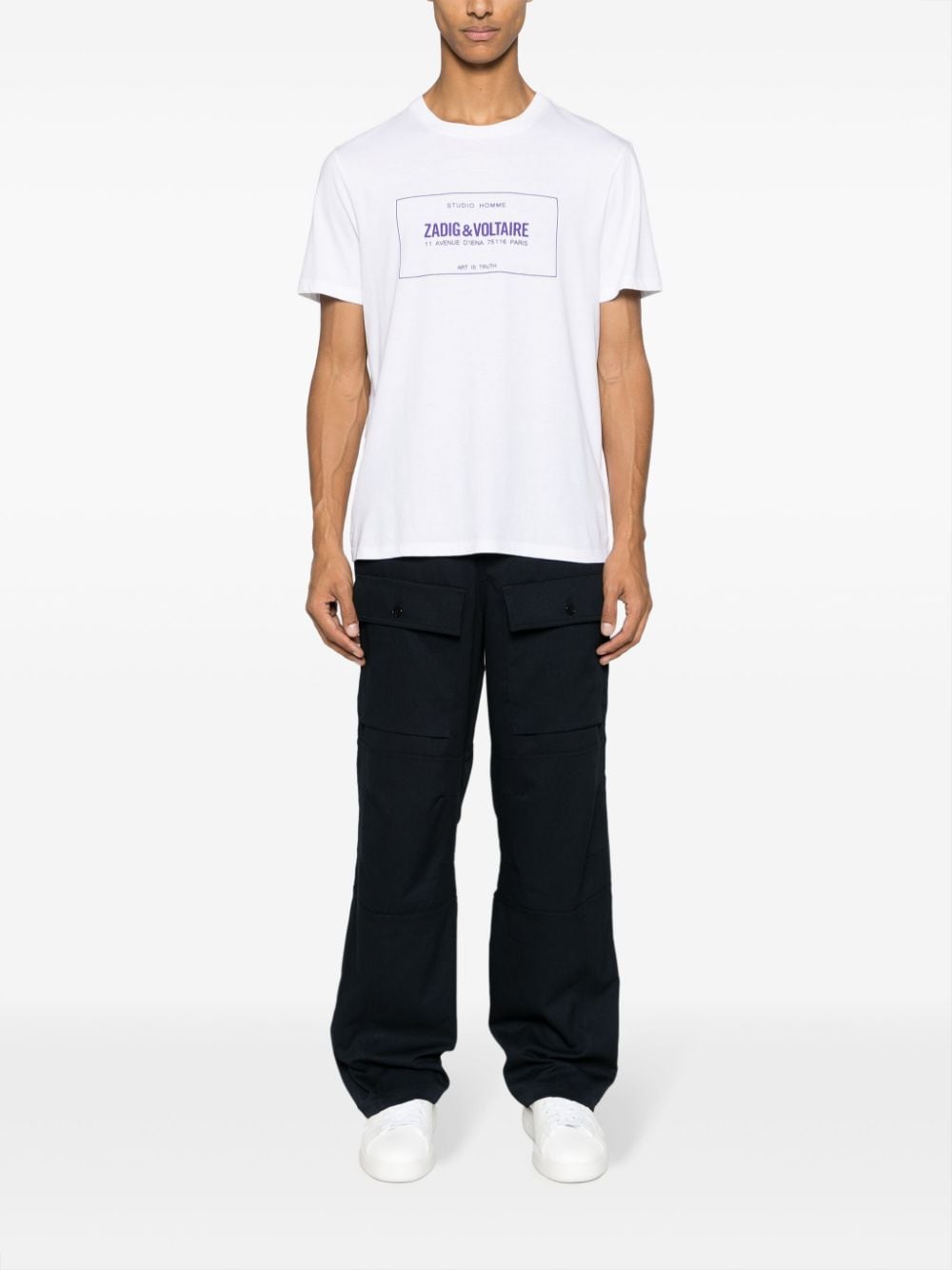 Zadig&Voltaire T-shirt met print - Wit