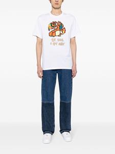 Mostly Heard Rarely Seen 8-Bit Katoenen T-shirt met print - Wit