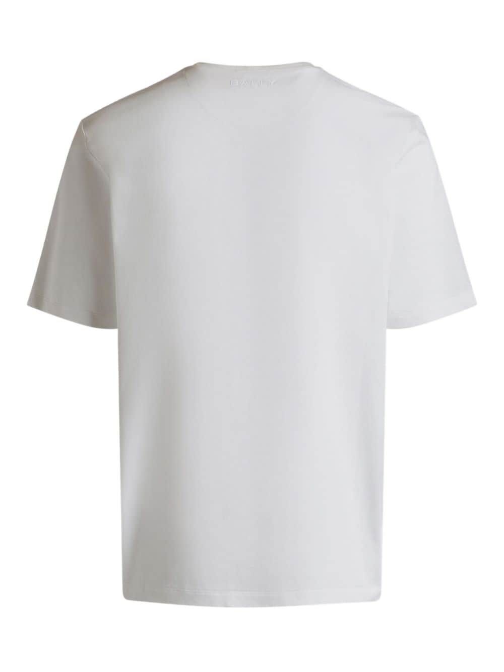 Bally logo-appliqué cotton T-shirt - Wit
