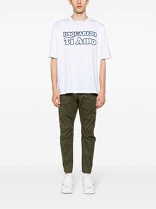 Dsquared2 T-shirt met logoprint - Wit