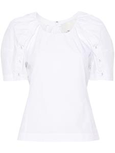 3.1 Phillip Lim Geplooide blouse - WHITE