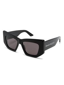Alexander McQueen Eyewear Zonnebril met geometrisch montuur - Zwart