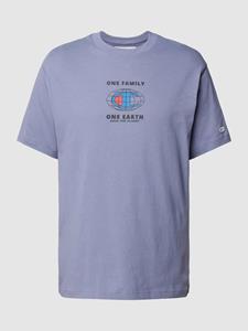 Champion T-shirt met labelprint, model 'ECO FUTURE CIROLAR'