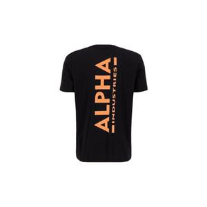 Alpha Industries T-Shirt ALPHA INDUSTRIES Men - T-Shirts Backprint T Reflective Print