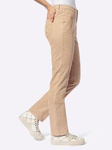 Ribcord broek incamel van heine