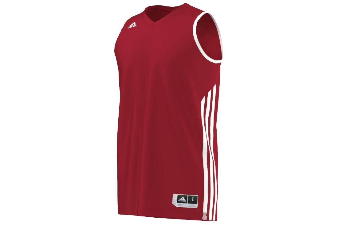 Adidas performance adidas E Kit JSY 2.0, Heren rood T-shirt