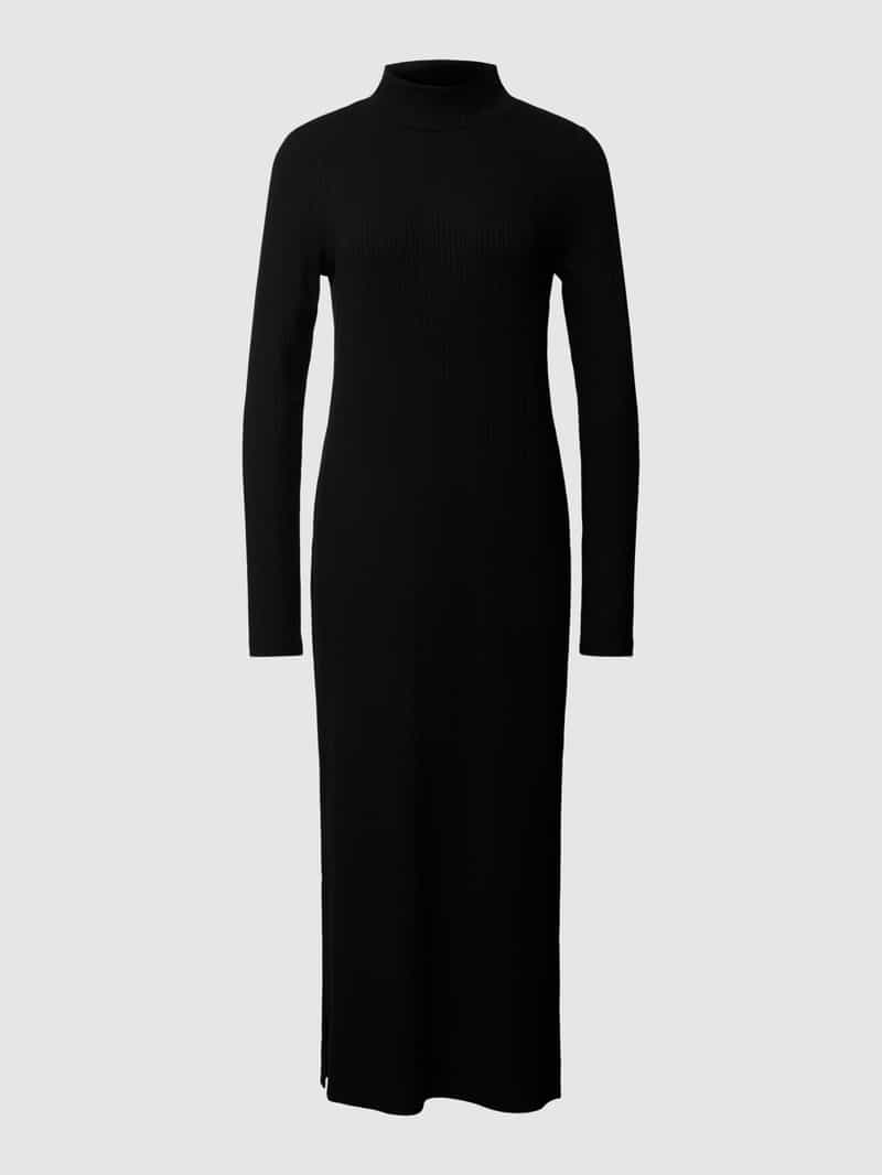 Opus Gebreide jurk met opstaande kraag, model 'Wipona'