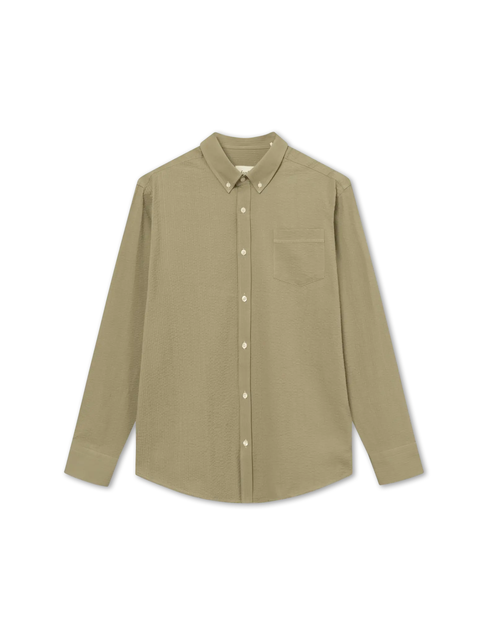 Foret Forét bush seersucker shirt 1750 olive