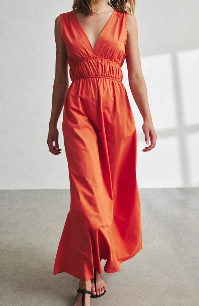 Ecoalf Damen vegan Kleid Bornit Orange