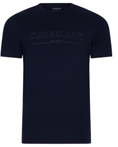 Cavallaro Napoli Cavallaro Beciano T-Shirt Logo Navy