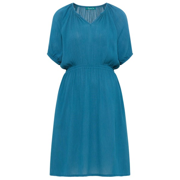 Tranquillo Jerseykleid tranquillo Damen-Midi-Kleid mit kurzem V-Ausschnit