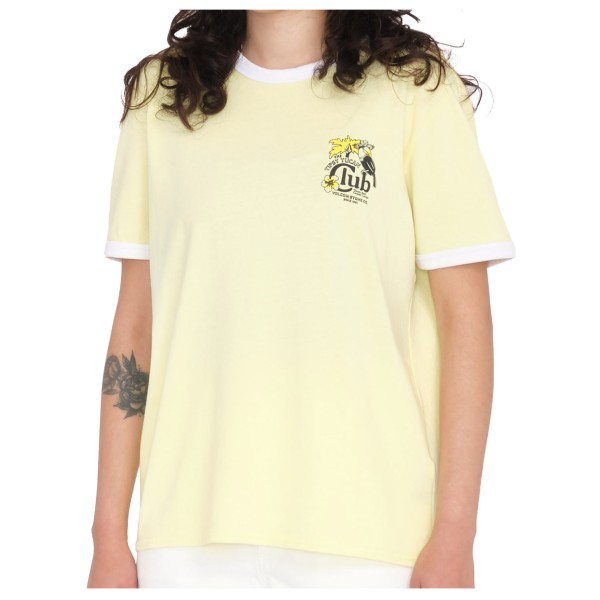 Volcom  Women's Truly Ringer Tee - T-shirt, geel