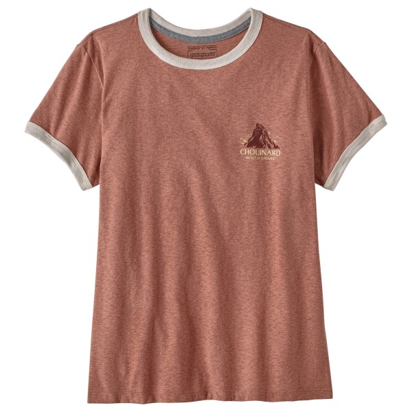 Patagonia  Women's Chouinard Crest Ringer Responsibili-Tee - T-shirt, bruin