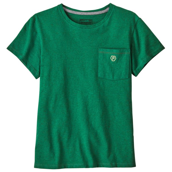 Patagonia  Women's Clean Climb Bloom Pocket Responsibili - T-shirt, groen