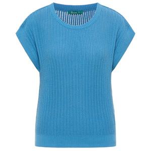 Tranquillo  Women's Lockeres Strick-Shirt - T-shirt, blauw