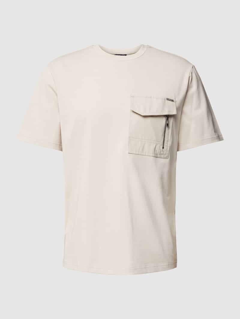 Antony Morato T-shirt met borstzak en labeldetail