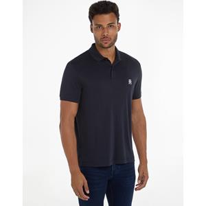 Tommy hilfiger Rechte polo met geborduurd logo