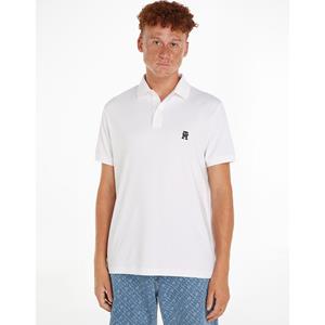 Tommy hilfiger Rechte polo met geborduurd logo