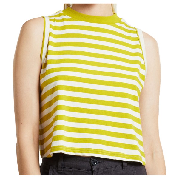 Dedicated  Women's Top Namsos Stripes - Top, geel