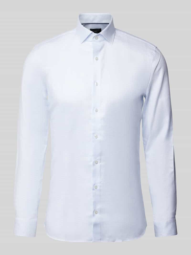 OLYMP No. Six Super slim fit zakelijk overhemd met rasterruit, model 'Royal'