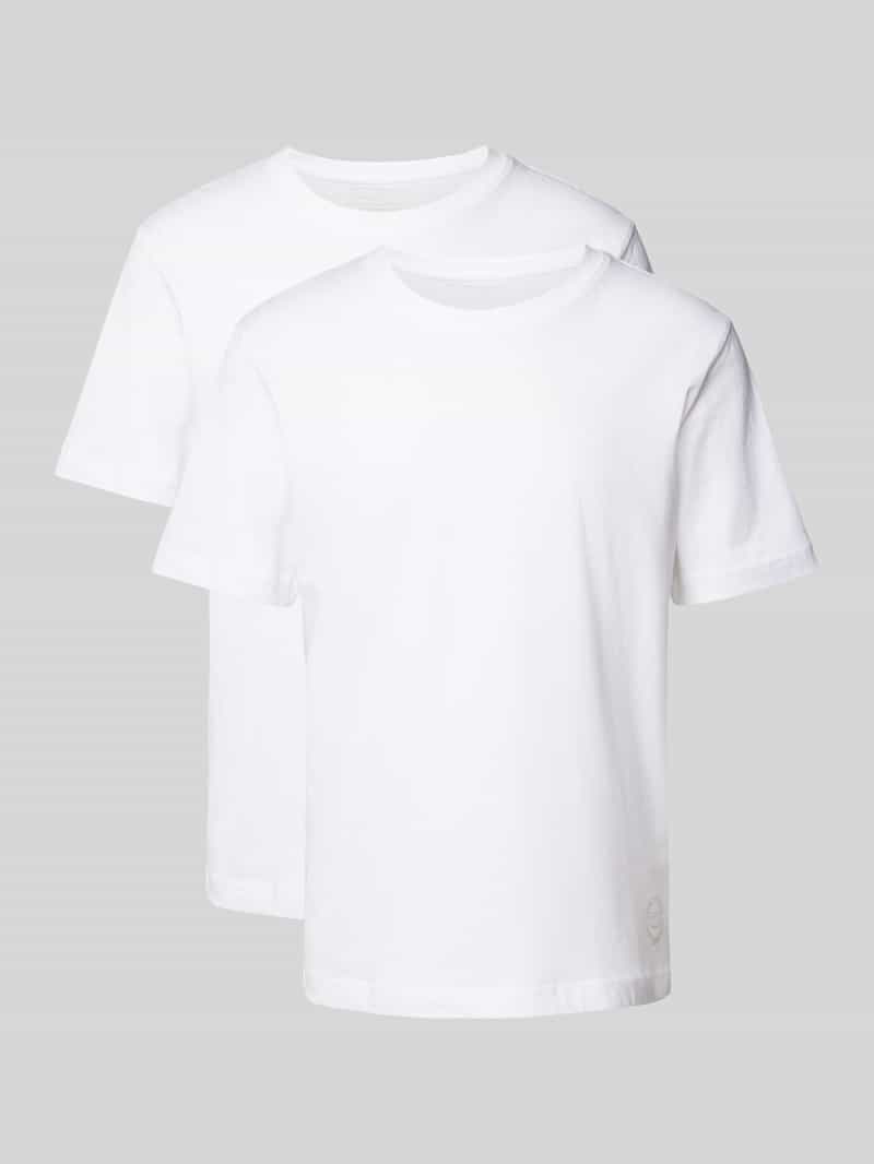 TOM TAILOR T-Shirt CREW-NECK (1-tlg) aus Baumwolle
