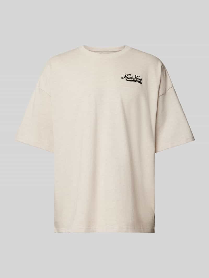 Karl Kani Oversized T-shirt met labelopschrift
