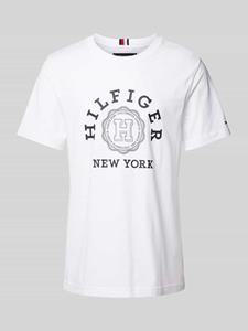 Tommy Hilfiger T-shirt met labelprint, model 'HILFIGER COIN'