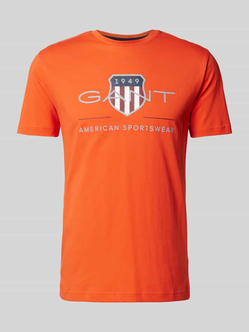 Gant T-shirt met labelprint, model 'ARCHIVE'