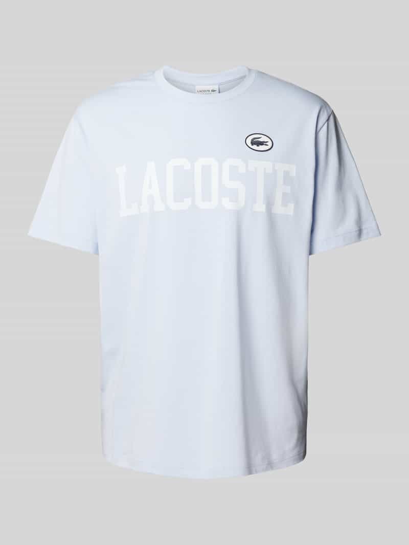 Lacoste Varsity Logo-Print Cotton-Jersey T-Shirt - S