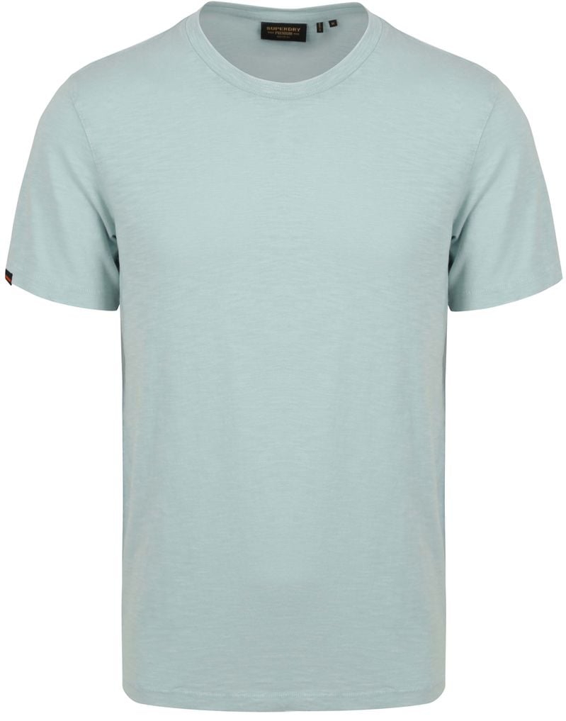 Superdry Slub T Shirt Melange Hellblau