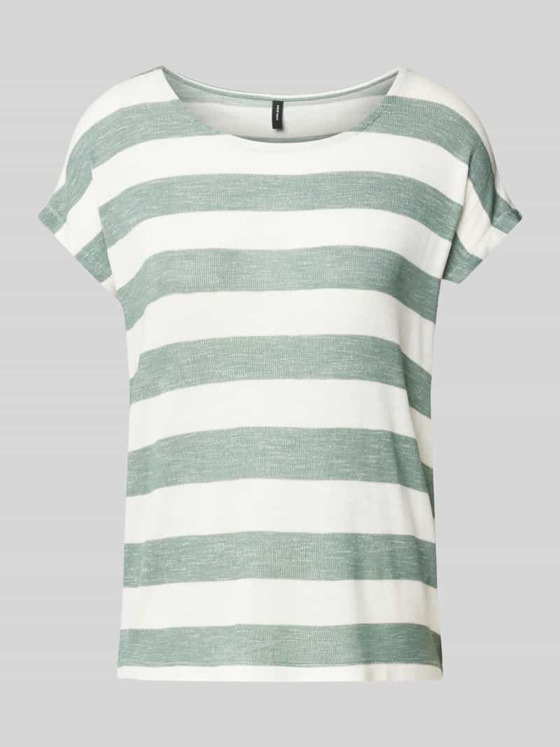 Vero Moda Shirt met korte mouwen VMWIDE STRIPE SL TOP GA JRS NOOS