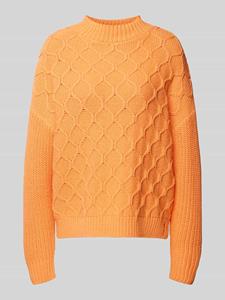 comma casual identity Sweatshirt Strickpullover, ORANGE