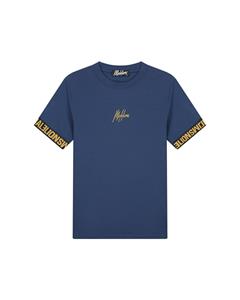 Malelions Men Venetian T-Shirt - Navy/Gold