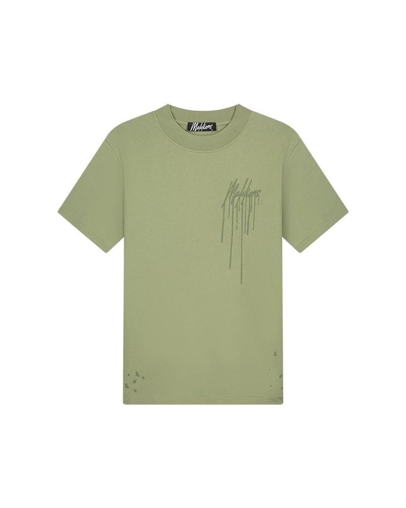 Malelions Men Painter T-Shirt - Sage Green