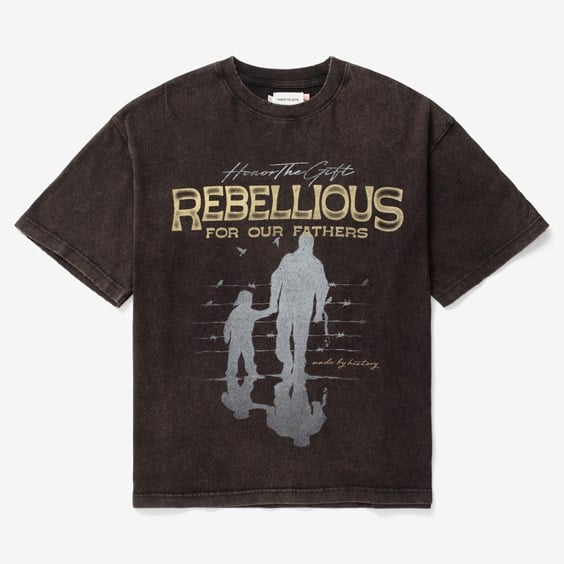 Honor The Gift Rebellious For Our Fathers Short Sleeve Tee