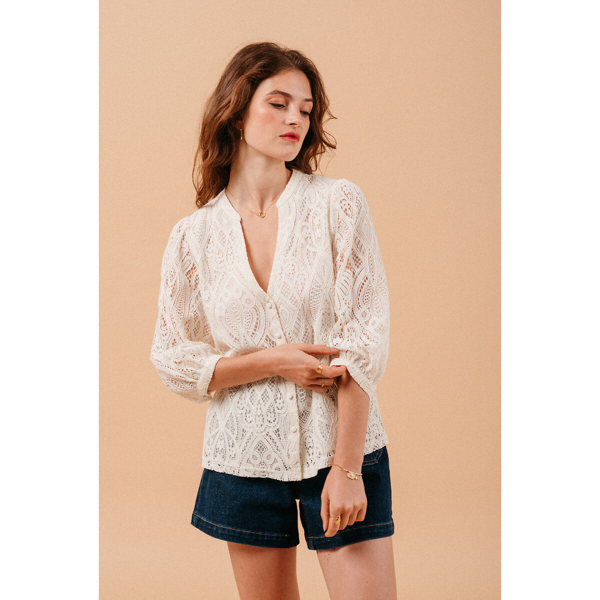 GRACE AND MILA Blouse in kant Misha