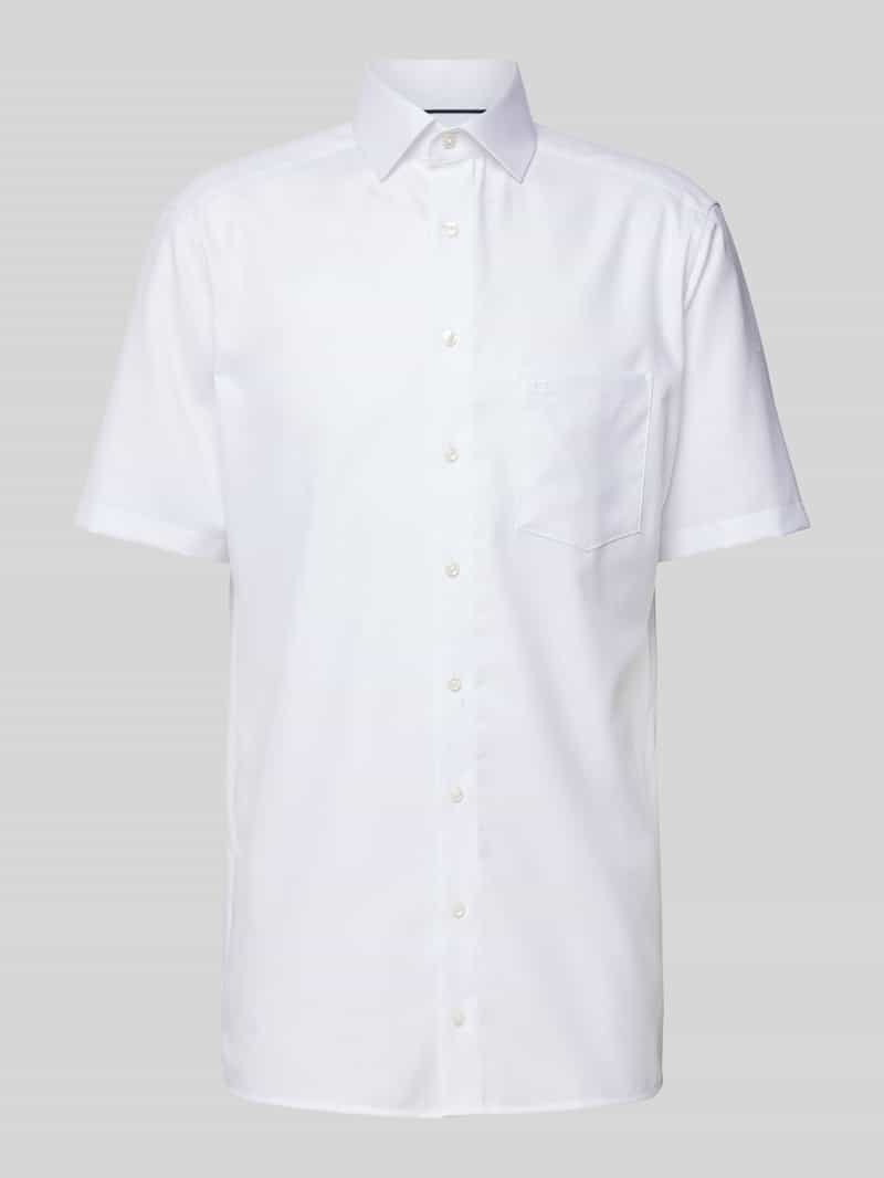 Olymp Modern fit zakelijk overhemd met borstzak, model 'Bergamo'