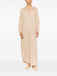 Adriana Degreas Maxi-jurk met lange mouwen - Beige