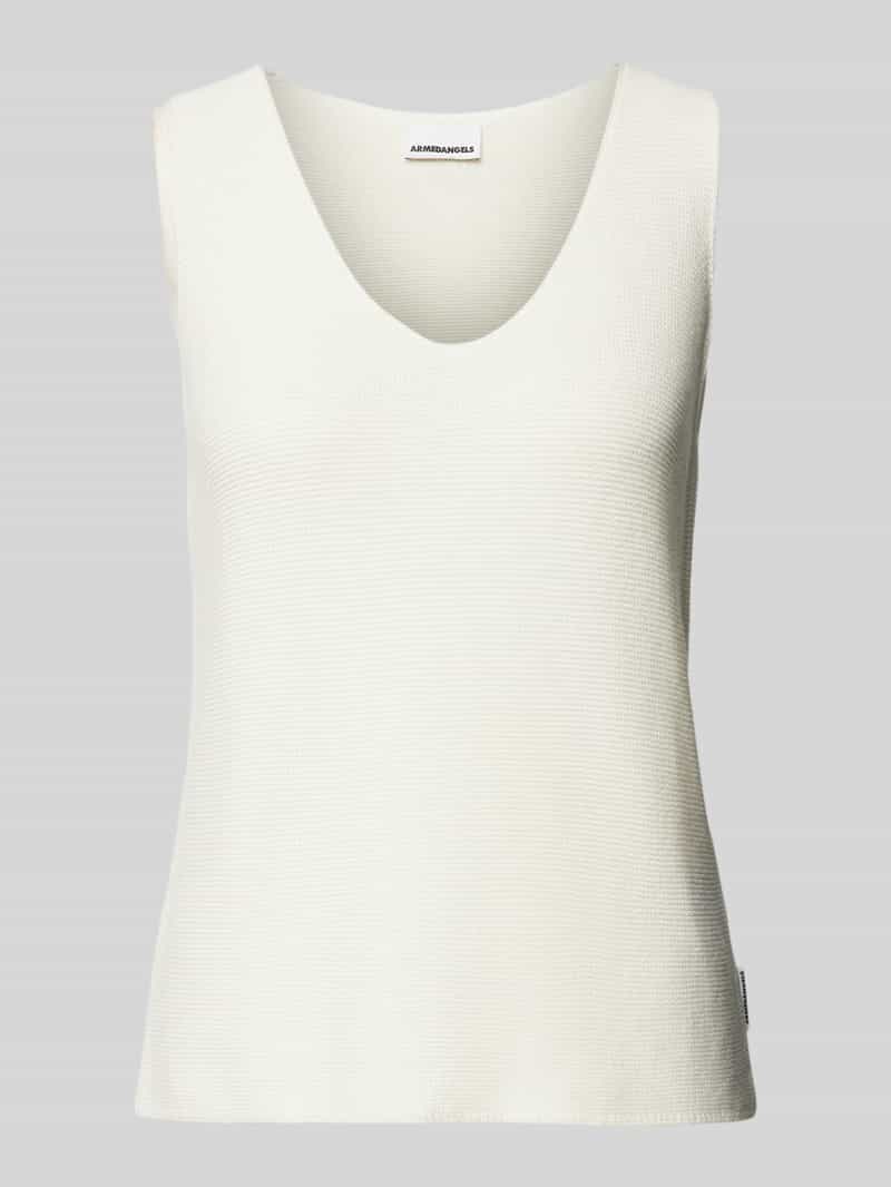 Armedangels Shirttop WILMAA Damen Strick Top aus Bio-Baumwolle (1-tlg) keine Details
