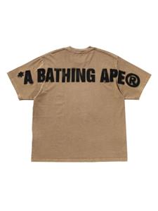 A BATHING APE Katoenen T-shirt - Beige
