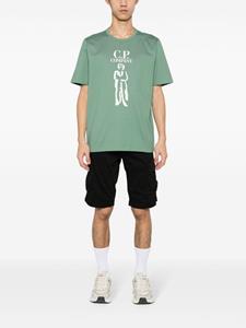 C.P. Company T-shirt met logoprint - Groen