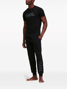 Karl Lagerfeld T-shirt met logo - Zwart