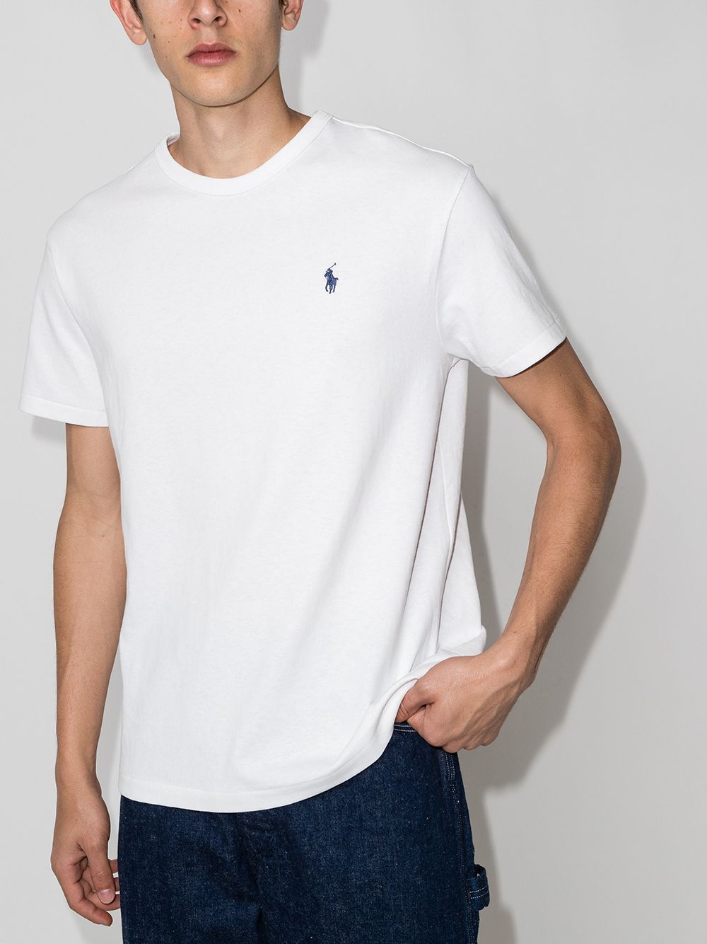 Polo Ralph Lauren Overhemd met geborduurd logo - Wit