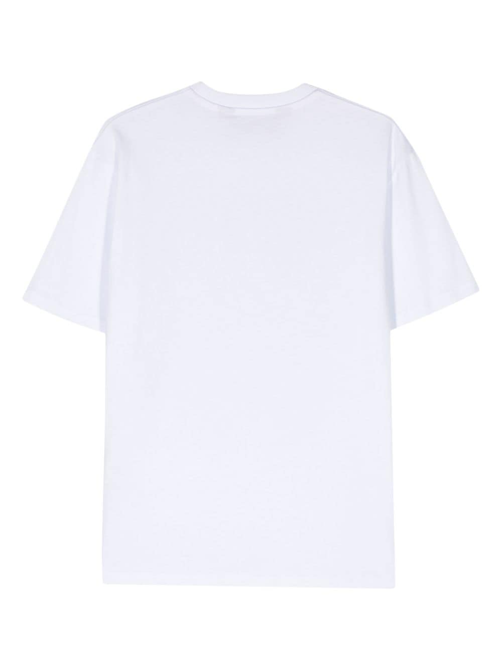 Just Cavalli Katoenen T-shirt met tekst - Wit