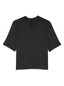Saint Laurent T-shirt met ronde hals - Zwart
