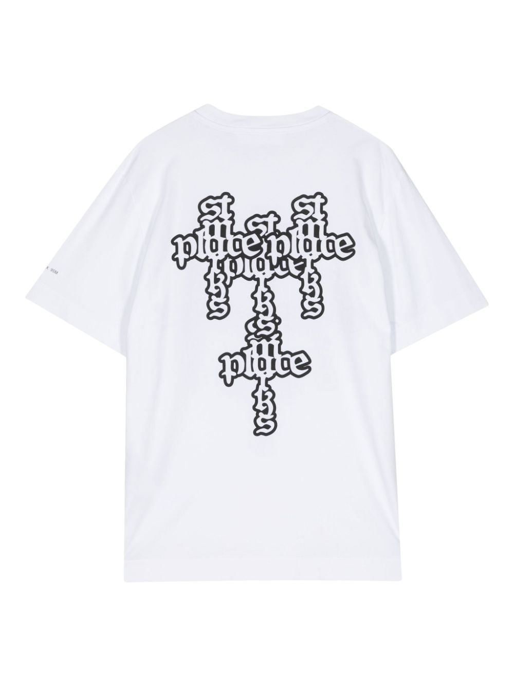 1017 ALYX 9SM cross-print cotton T-shirt - Wit