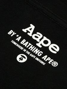 AAPE BY *A BATHING APE Milo-print cotton T-shirt - Zwart
