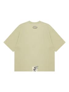 AAPE BY *A BATHING APE T-shirt met geborduurd logo - Groen