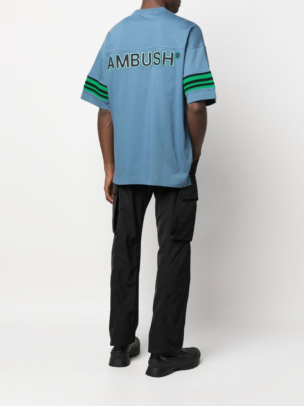AMBUSH T-shirt met logopatch - Blauw