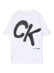 Calvin Klein T-shirt met logoprint - Wit